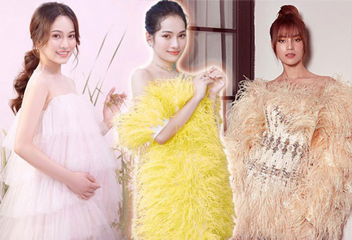 Đầm lùng bùng giấu dáng, vợ Dương Khắc Linh trông như thời còn bầu bí