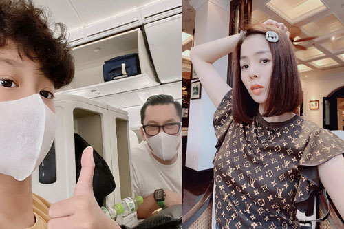 Vừa cho con du lịch bằng chuyên cơ, đại gia Đức Huy bất ngờ đưa quý tử đi gặp Lệ Quyên, hé lộ tình trạng giữa ồn ào