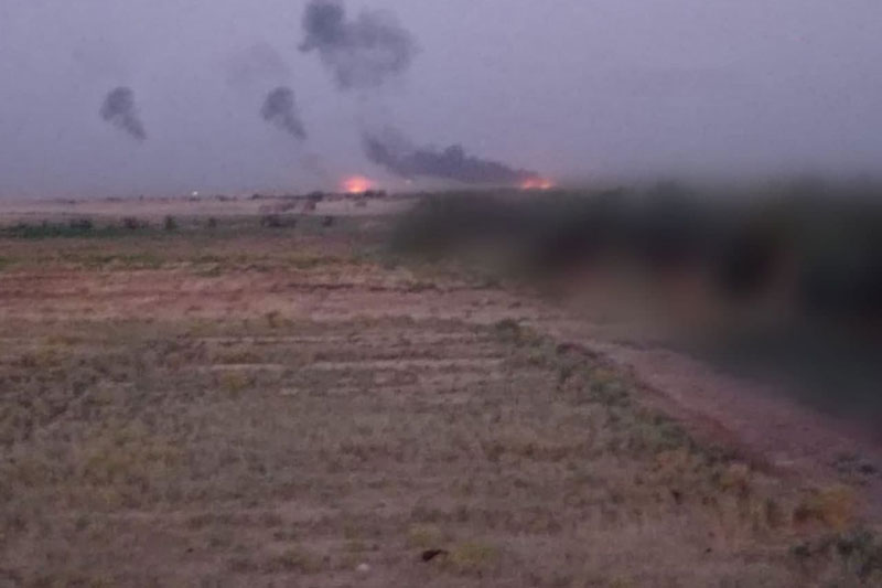 Căn cứ quân sự Mỹ bị tấn công dữ dội bằng tên lửa ở Syria