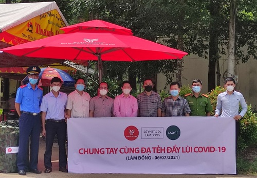 Công ty Lady 1 Việt Nam “tiếp lửa” tuyến đầu chống dịch Covid-19 tại Lâm Đồng