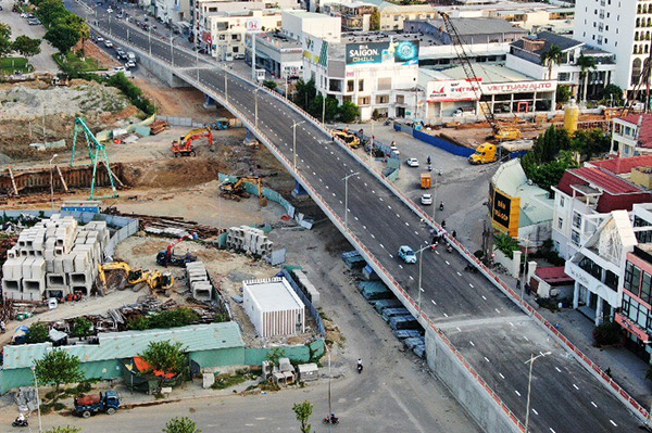 Đà Nẵng: Các phương tiện sắp được lưu thông trên cầu vượt đường 2 Tháng 9