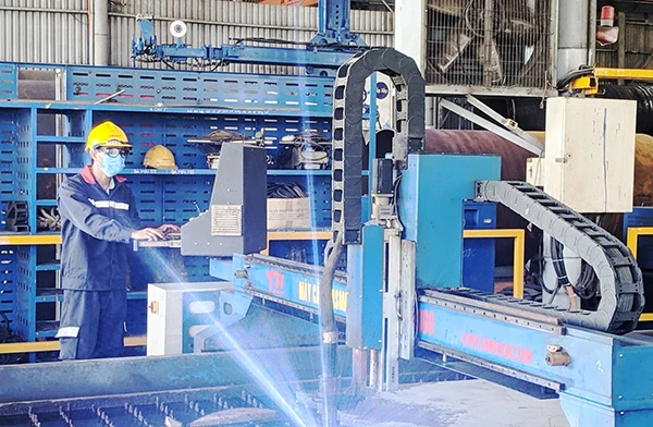 Công ty Cơ khí Hà Giang Phước Tường, một trong các doanh nghiệp đi đầu ở Đà Nẵng trong lĩnh vực chế tạo các kết cấu thép có yêu cầu đặc biệt
