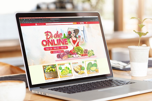 Rau củ mở bán trên sàn trực tuyến, giảm tải cho siêu thị TP.HCM