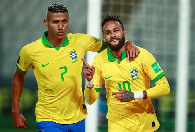 Neymar và Richarlison là những niềm hy vọng của Brazil