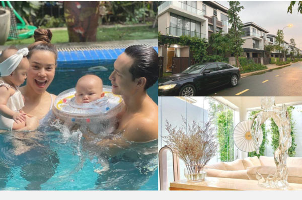 Cận cảnh biệt thự 30 tỷ vợ chồng Hồ Ngọc Hà - Kim Lý đang sống