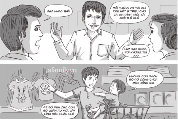 Mỗi tháng vợ chỉ tiêu hết 5 triệu và tôi cay đắng phát hiện ra cách tiết kiệm tiền của cô ấy