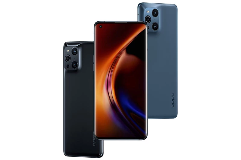 1. Oppo Find X3 Pro (dung lượng pin: 4.500 mAh, thời gian sạc đầy: 29 phút).