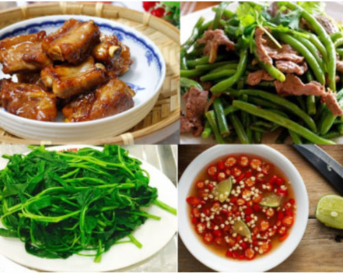 Thực đơn cơm chiều: 3 món hấp dẫn