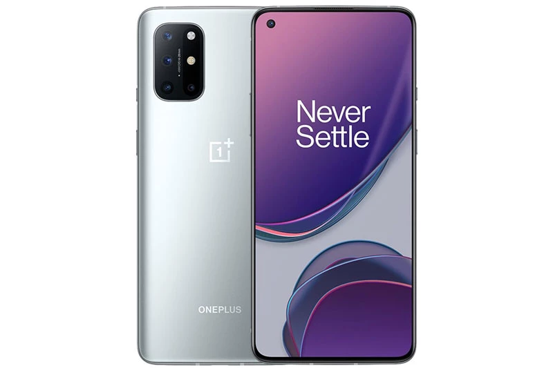 4. OnePlus 8T (dung lượng pin: 4.500 mAh, thời gian sạc đầy: 32 phút).