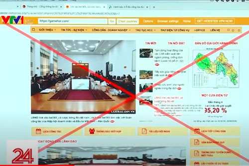 CLIP: Mời chào cá độ bóng đá qua website giả danh cơ quan nhà nước