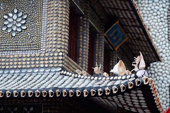 Sửng sốt trước công trình được xây dựng từ hàng triệu vỏ ốc nhặt ngoài biển