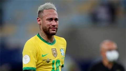 Neymar khóc nức nở khi Brazil thua chung kết Copa America 2021