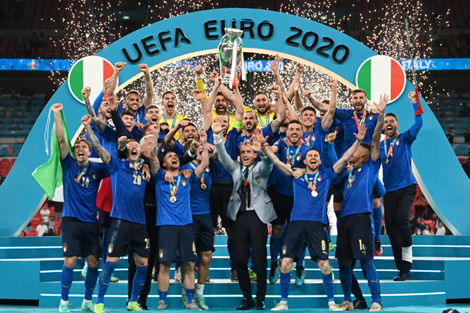 Italia vô địch EURO 2020 sau loạt penalty cân não