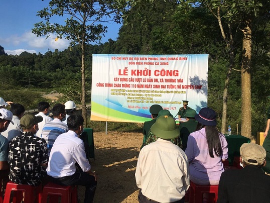 Quảng Bình: Khởi công xây dựng cầu bản Ón - Đồng bào Rục