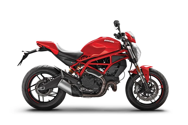 Ducati Monster 797 Red.