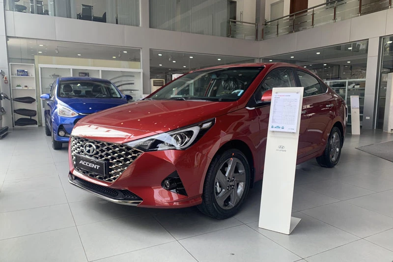 2. Hyundai Accent (doanh số: 9.949 chiếc). Ảnh: Hyundai Phạm Văn Đồng.