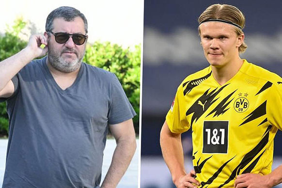 Raiola đòi hoa hồng cao khủng khiếp ở vụ Haaland