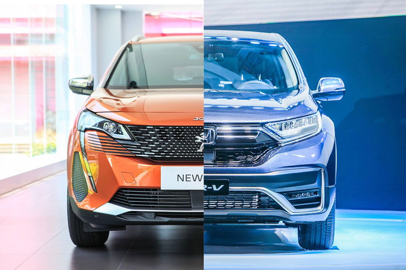 So s&#xE1;nh Peugeot 3008 v&#x1EDB;i Honda CR-V