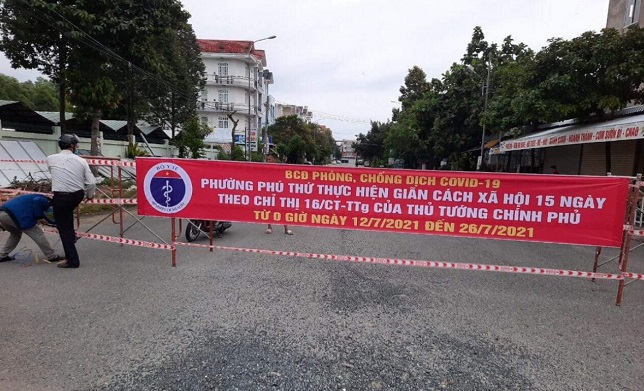 Cần Thơ: Thực hiện test nhanh COVID-19 cho toàn bộ người dân quận Ninh Kiều