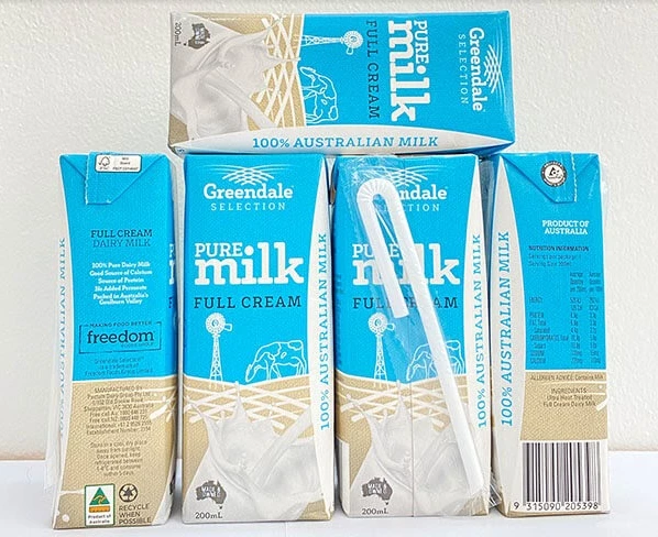 Sữa tươi Úc Greendale 200ml là thức uống giàu dinh dưỡng