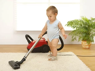 Những mẹo nhỏ giữ cho căn nhà sạch sẽ khi có em bé