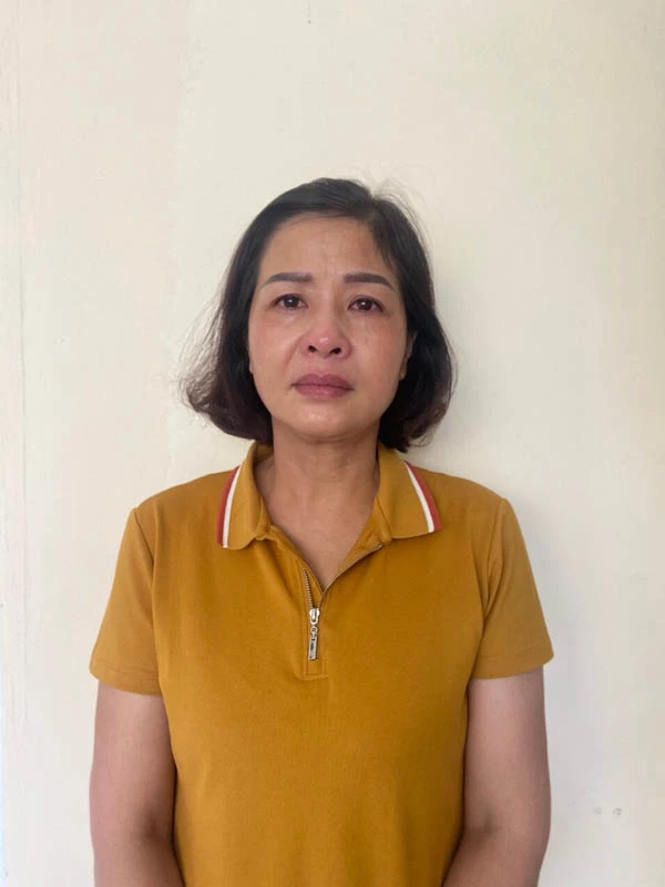 Bị can Phạm Thị Hằng tại Cơ quan điều tra - Ảnh: Bộ CA