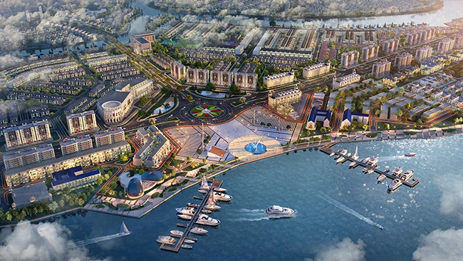 Tổ hợp Quảng trường – Bến du thuyền Aqua Marina tại đô thị sinh thái Aqua City dự kiến ra mắt cuối tháng 7/2021.