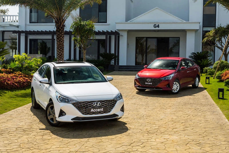 Hyundai Accent. Ảnh: TC Motor. Hyundai Accent. Ảnh: TC Motor.