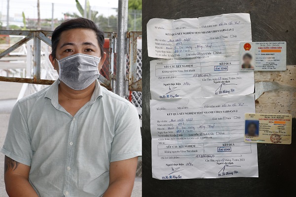 Cần Thơ: Tạm giữ 1 tài xế làm giả giấy xét nghiệm âm tính 