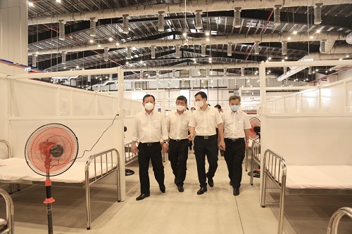 Bình Dương: Vận hành Bệnh viện dã chiến quy mô 1.500 giường sau 5 ngày thi công