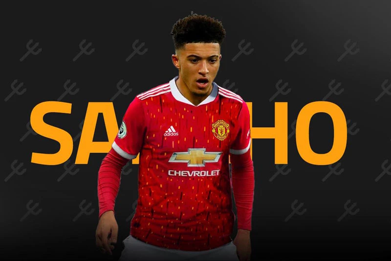 =4. Jadon Sancho (Man Utd, định giá chuyển nhượng: 100 triệu euro).