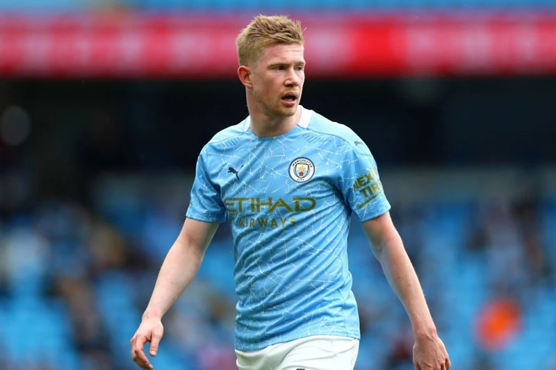 =4. Kevin De Bruyne (Man City, định giá chuyển nhượng: 100 triệu euro).