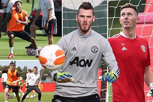 De Gea cắt ngắn kỳ nghỉ, lao vào tập luyện đòi lại vị trí ở MU