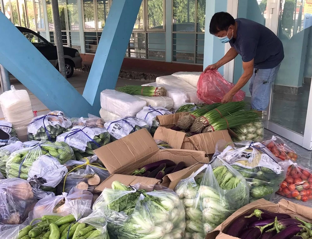 “Chợ ngoài trời” sẽ đáp ứng đầy đủ nhu cầu mua sắm nhu yếu phẩm của người dân trong thời gian Bình Dương giãn cách xã hội toàn tỉnh. (Ảnh minh hoạ)