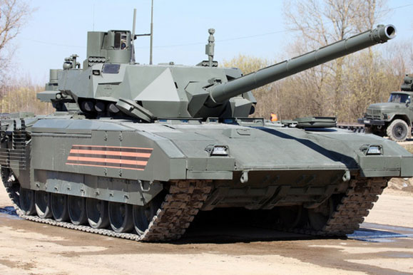 Mãn nhãn với màn khai hỏa của xe tăng T-14 Armata