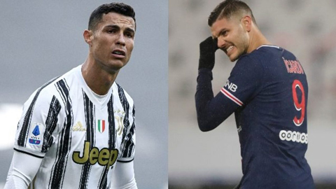 Juventus tính đổi Ronaldo lấy Icardi của PSG