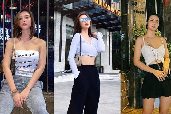 Huyền Lizzie chăm diện croptop, khoe eo thon vòng 3 cực gợi cảm