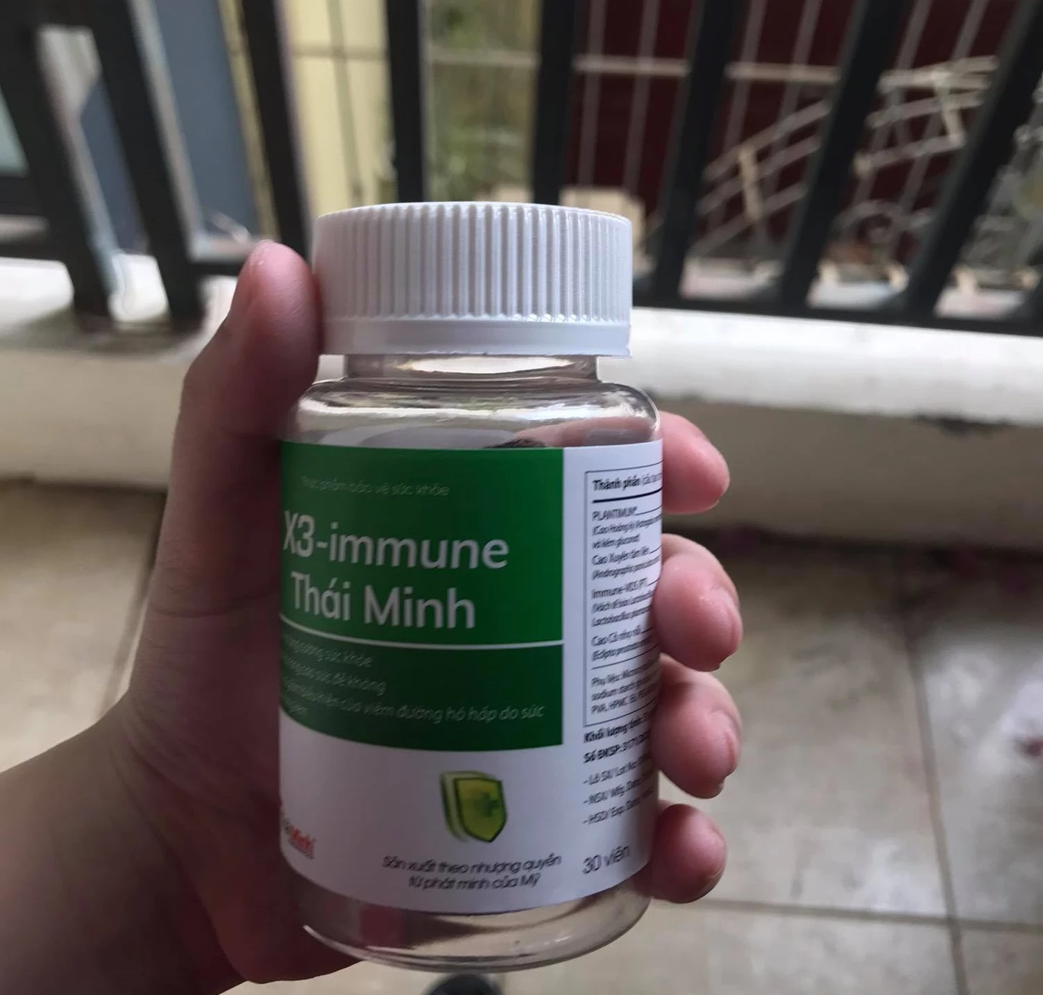 X3-immune Thái Minh có hoạt chất Xuyên tâm liên.