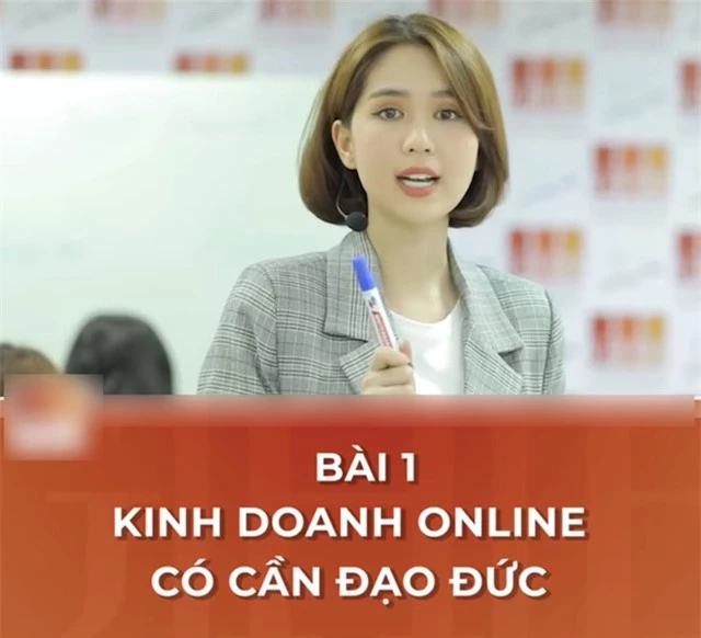 CEO Ngọc Trinh nghiêm túc giảng bài: Kinh doanh online cần có đạo đức - Ảnh 5.