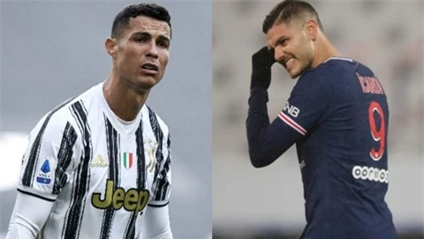 Juventus tính đổi Ronaldo lấy Icardi của PSG