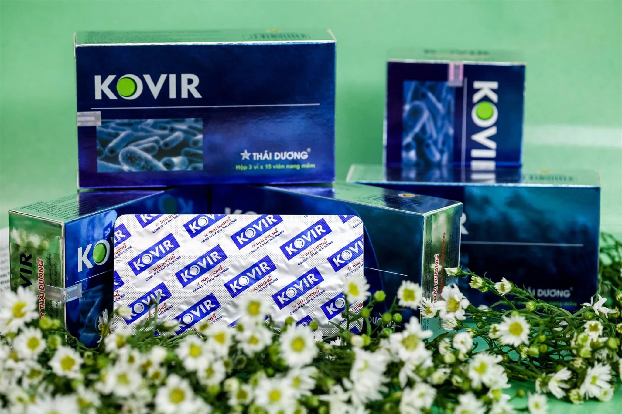 Viên uống Kovir của Sao Thái Dương được Bộ Y tế sử dụng hỗ trợ chữa COVID-19 ở nhiều tình thành.