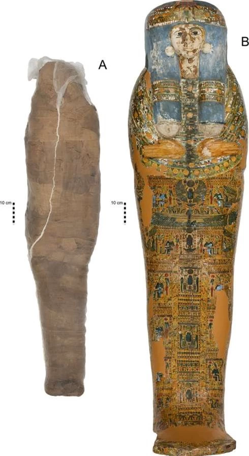 Mở quan tài Ai Cập 3.000 năm tuổi, phát hiện chi tiết kỳ lạ và rùng rợn về kén xác ướp - Ảnh 2.