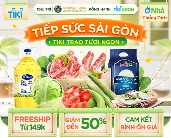 Các sàn thương mại điện tử tăng cường cung ứng hàng thiết yếu cho phía Nam 