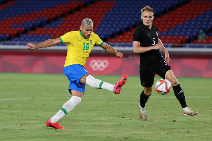 Richarlison lập hat-trick giúp ĐKVĐ U23 Brazil hạ U23 Đức 4-2