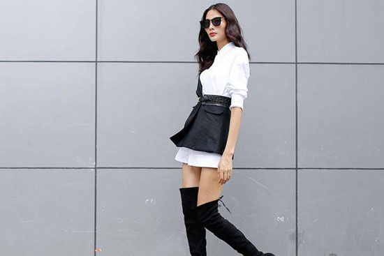 Các mix áo sơ mi trắng cực sành điệu trong mùa hè