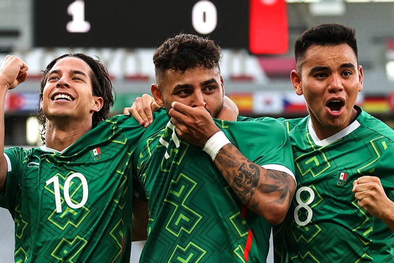 U23 Mexico gây bất ngờ khi đại thắng U23 Pháp.