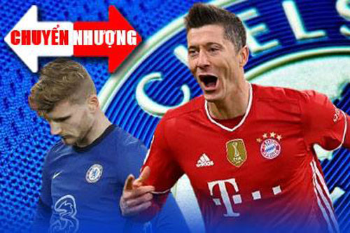 Tin chuyển nhượng 23/7: Chelsea mê mẩn Lewandowski khiến Werner hờn dỗi