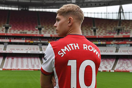 Smith Rowe gia hạn 5 năm, mặc áo số 10 tại Arsenal