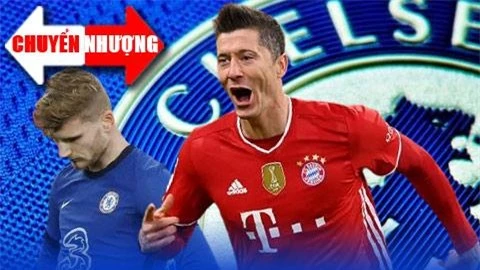 Tin chuyển nhượng 23/7: Chelsea mê mẩn Lewandowski khiến Werner hờn dỗi