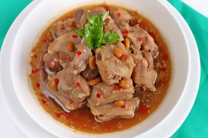 Cách làm món sườn non chưng tương